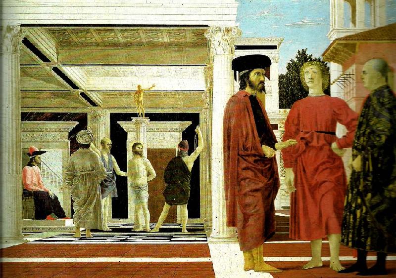 Piero della Francesca the flagellation Germany oil painting art